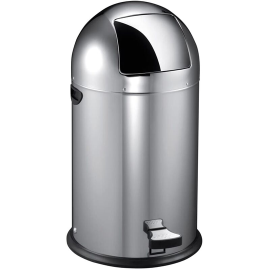 EKO - Pedal Bin Kickcan 33 l Matte Silver Silver