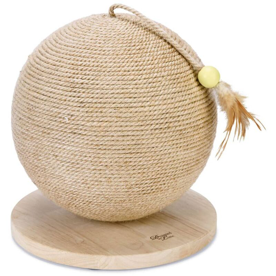 Designed By Lotte - Cat Scratch Globe Balty Wooden xl Brown