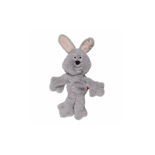 ZOON Plush Fun Durable Squeaky Bunnyknots Rope Rabbit Dog Toy