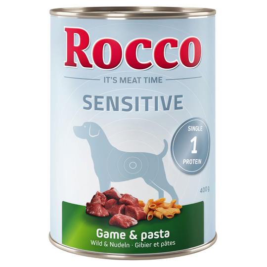 Rocco Sensitive Saver Pack 24 x 400g - Game & Pasta