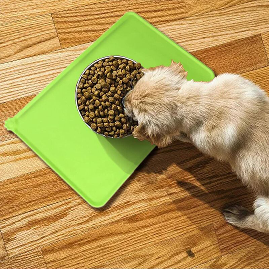 Dog and cat food mat, waterproof silicone food mat, dog food mat, cat food mat, bowl placemat stop