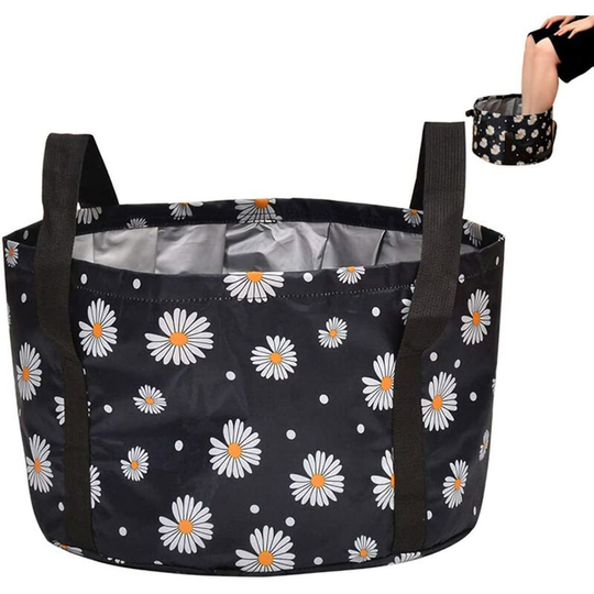 Monly - Foldable Bucket, Household Foot Bath Bag, Foldable Foot Bath Bowl. for Camping, Fishing, Party and Gardening, Car Washing, Camping Trips