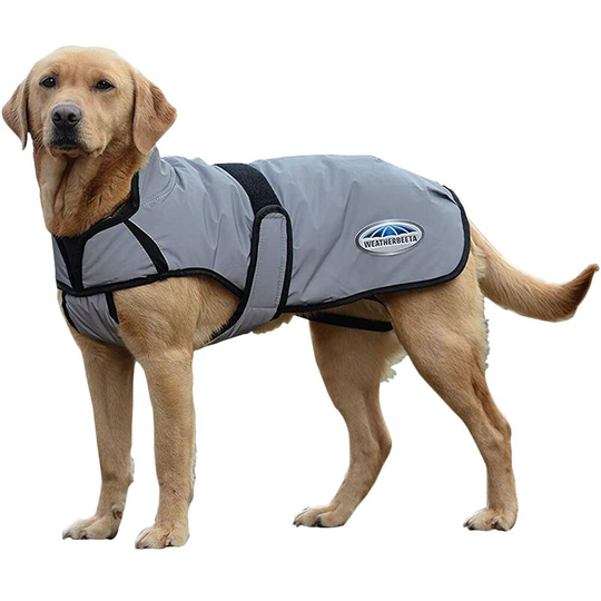 Comfitec Reflective Dog Jacket (70cm) (Silver) - Silver - Weatherbeeta