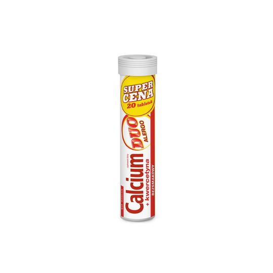 Calcium + Kwercetyna DuoAlergo, 20 tabletek musujÄ…cych