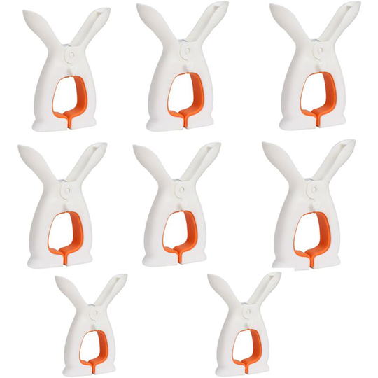 8-piece quilt drying clip multi-functional clothes drying clip balcony windproof clip cute rabbit ear