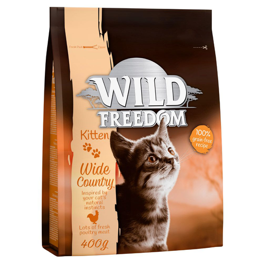 Wild Freedom Kitten Wide Country - Poultry - 400g
