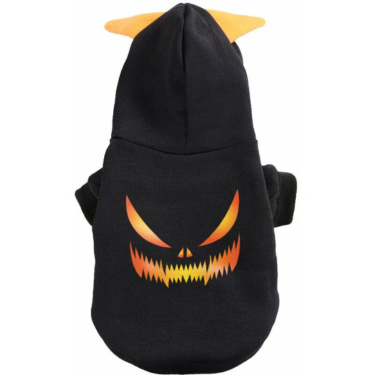 Halloween Costume for Dog, Halloween Cat Clothes Hooded Pet Fleece Winter Coat for Small Medium Dogs Cats Puppy