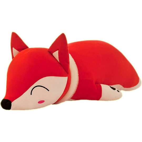 Stuffed fox animal plush toy red animal stuffed plush super soft cute pillow pad stuffed doll birthday christmas gift for children and boys