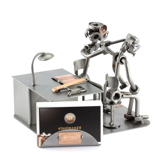 Ent Physician Screw Man Place Card Holder