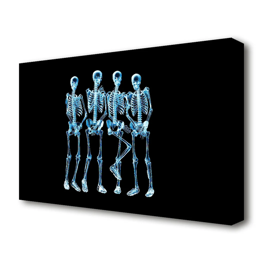 Funny Bones - Wrapped Canvas Graphic Art Print