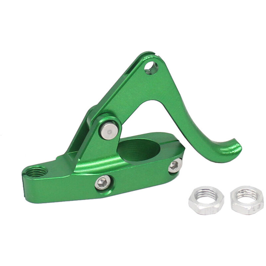 Finger Throttle cnc Throttle Lever Aluminum Alloy for Jet-Ski MotorBoat All 1 Inch and 7/8 Inch Handlebar, Green - Green
