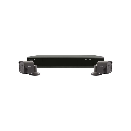 4CH ip 1TB 2MP 2 Grey Bullet Camera Kit - ESP