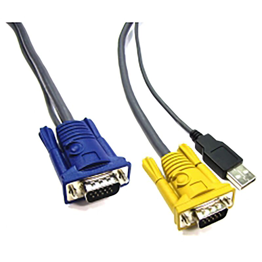 Bematik - Special Cable 2 in 1 vga/usb 3m (HD15M/HD15M + am)