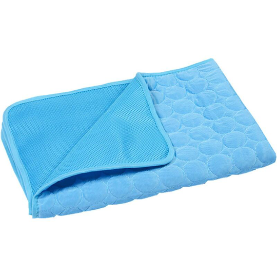 2pc Pet Cooling Mat for Dogs Cooling Mat Foldable Cooling Mat Pet Cooling Mat-blue m