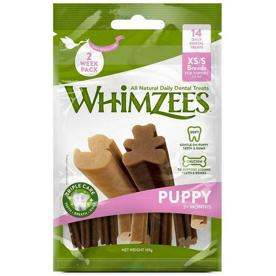 Whimzees - Dog Dental Treats (Pack of 14) (105g) (Brown) - Brown