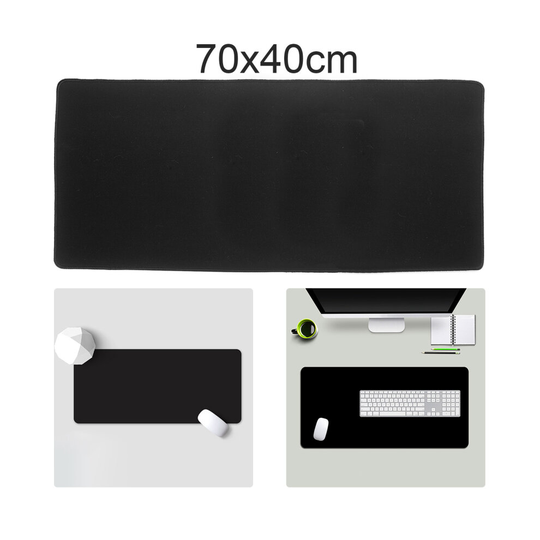 Large Black Non-Slip Gaming Mouse Pad Mat Office Desk Mousepad UK