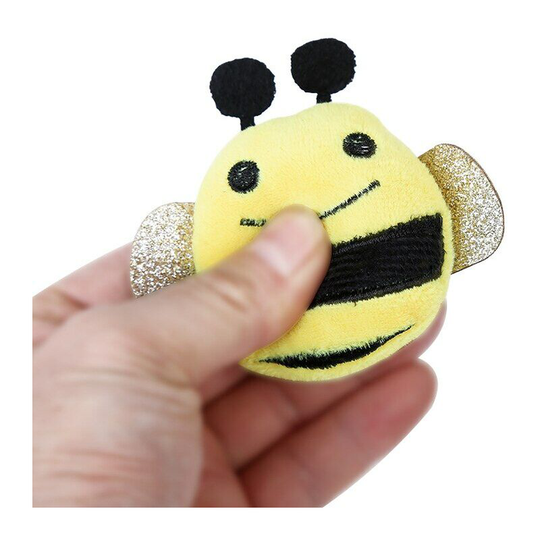 Cat Self-excited Insect Animal Shape Toy Contains Handy Toy Cute Stuffed Ladybug Bee For Interactive Grass Tools 2021