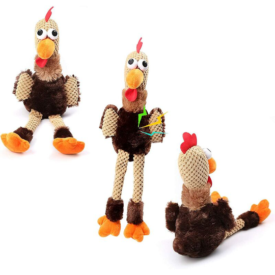 Dog Toys Dog Squeaky Toys, Dog Toy for Boredom Interactive Dog Rope Toys with bb Sounds Stress Relief