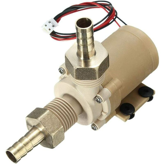 Tinor - 12V 6W dc Brushless Water Pump Ceramic Pump Heat-resistant High Temperature Solar Hot Water Circulation Pump