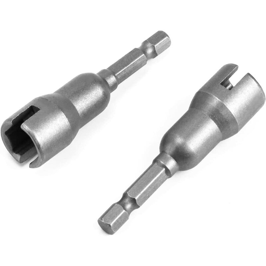 2Pcs Wing Nut Screwdriver, Panel Nut Socket Tool, Eyelet Screw, Steel C-Hook and Q-Hook
