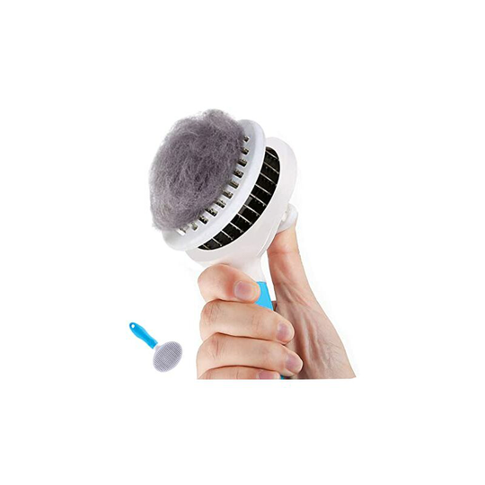 Ilovemilan - Cat Brush, Self Cleaning Slicker Brushes for Shedding and Grooming Removes Loose Undercoat, Mats and Tangled Hair Grooming Comb for Cats