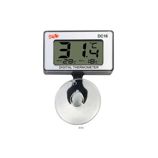 Aquarium thermometer with suction cup, Aquarium water thermometer Hygrahermograph electronic aquarium thermometers for interior and exterior