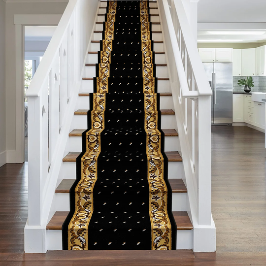 Alsafi Tufted Black/Cream Rug