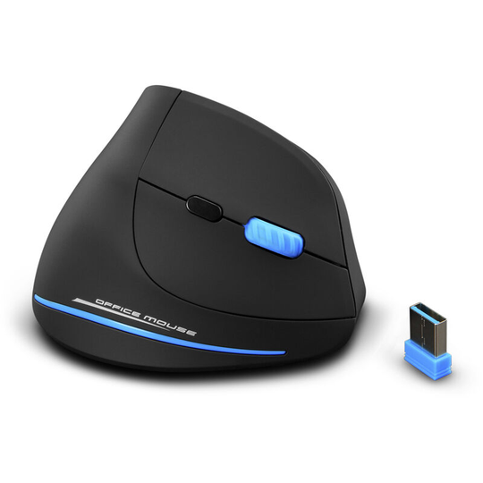 F-35A Vertical Wireless Gaming Mouse Adjustable 2400DPI Optical 2.4G Mice - Zelotes