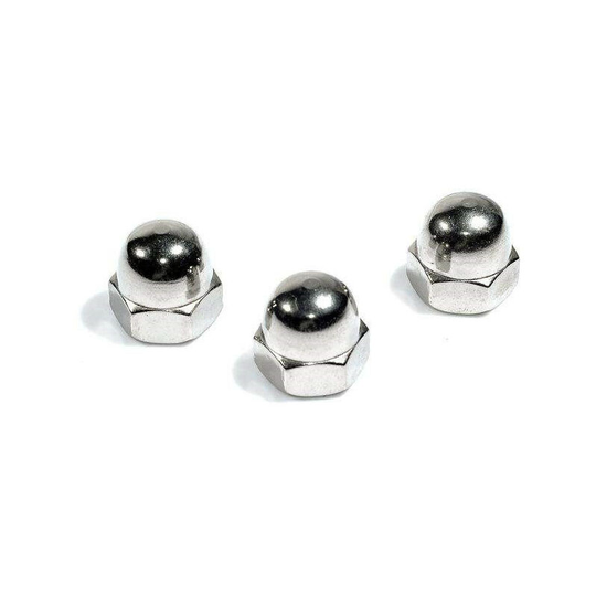 Betterlifegb - M8 Acorn Cap Nut Hex Nut Set 304 Stainless Steel 30PCS