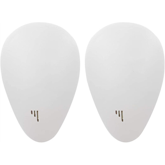 Kartokner - 2 Packs Ultrasonic Repellent, Indoor Mouse Repellent, Fly, Rat, Cockroach, Ant, Spider, Rodent Repeller (white, eu regulation)