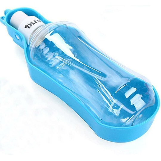 500ml Folding Travel Dog Water Bottle Portable Water Dispenser(Blue) Thsinde