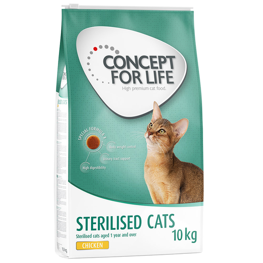 Concept for Life Economy Packs - Sterilised Cats - Chicken (2 x 10kg)