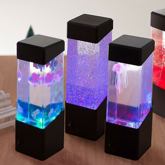 Jellyfish Lamp Aquarium, Night Light Usb Charging Changing Light