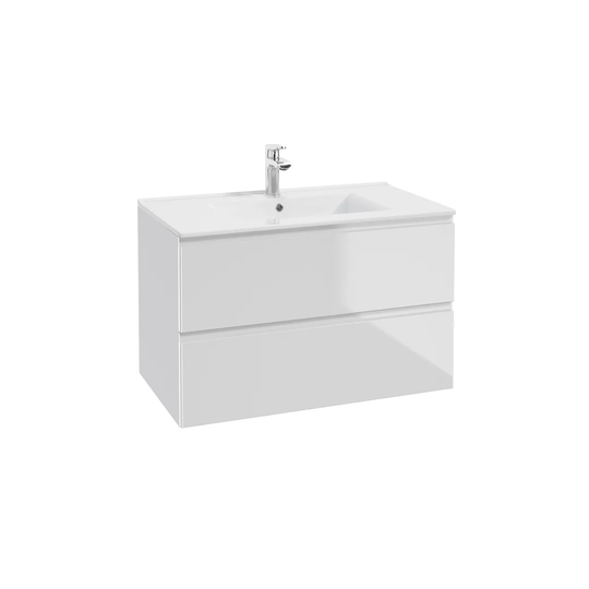 Asfrith 800mm Wall Hung Double Vanity Unit