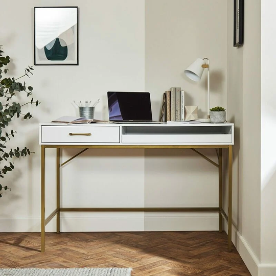 Marie desk - white - white