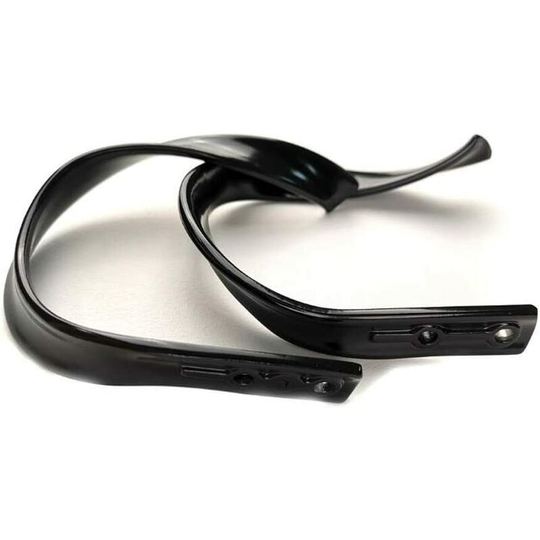 Window Curtain Holdback, Decorative Curtain Drapery Holdback, Set of 2, Aluminum Alloy.(Black)