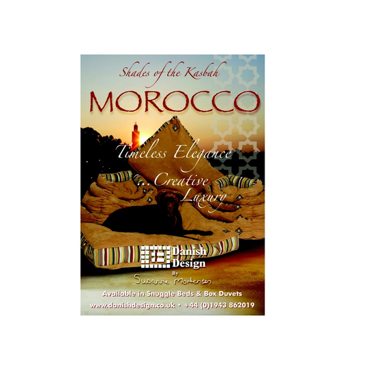 Morocco Box Dog Duvet in Brown