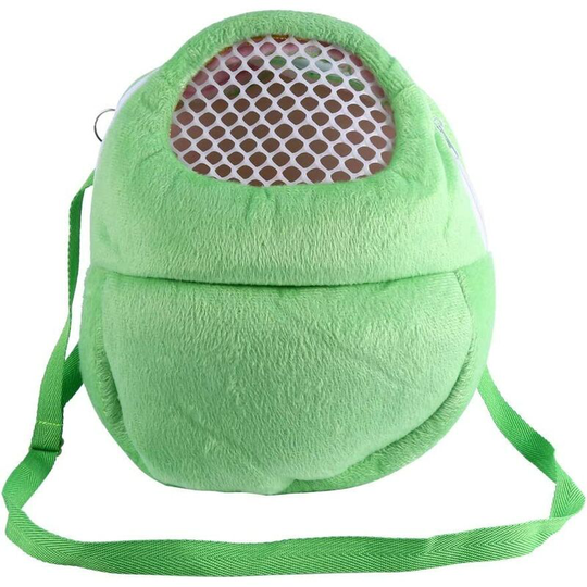 Pet Carrier, Hamster, Hamster, Breathable Travel Bag with Shoulder Strap for Small Pets, Hedgehog, Sugar Glider, Squirrel, Rabbit (Green l)