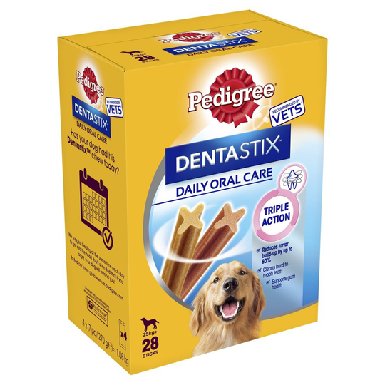 Pedigree Dentastix Dental Dog Chews for Large Dog 28 Sticks