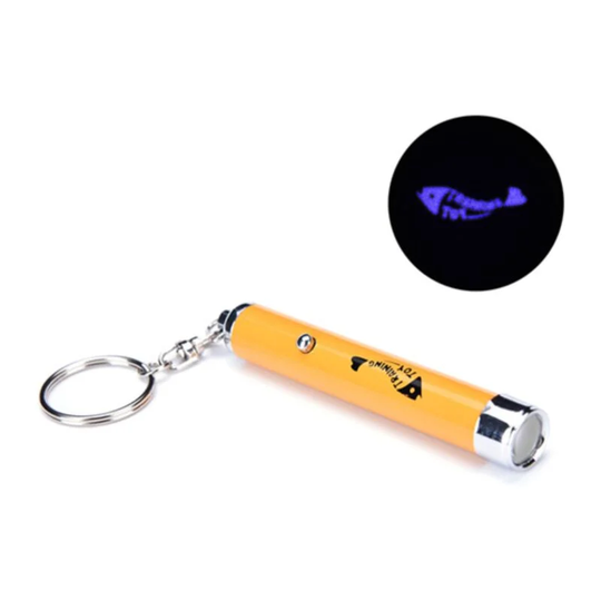 Led Laser Laser Cat Toy Cat Toy Lamp Funny Yellow Cat Stick