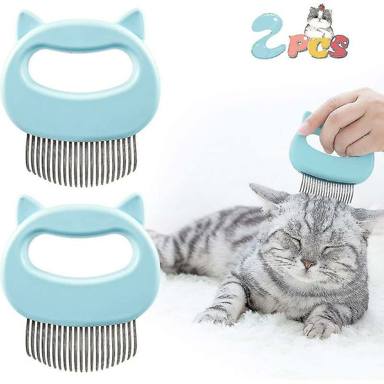 2pcs Pet Cats Brush, Cat Comb,massage Comb
