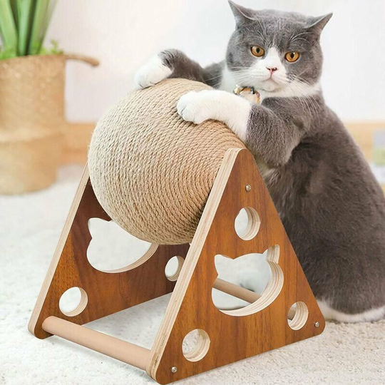Cat scratching toy Natural sisal scratching ball Cat scratching toy with ball