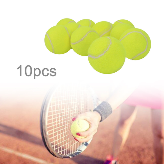 10pcs Premium Quality Pressurised Tennis Balls Sports Games Training