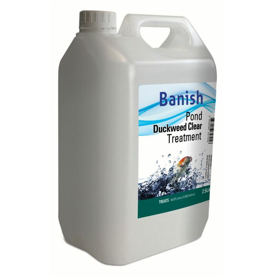 Industrial Leisure - Banish Duckweed Clear Pond Treatment 2.5 Litre - Treats 56875 Litres