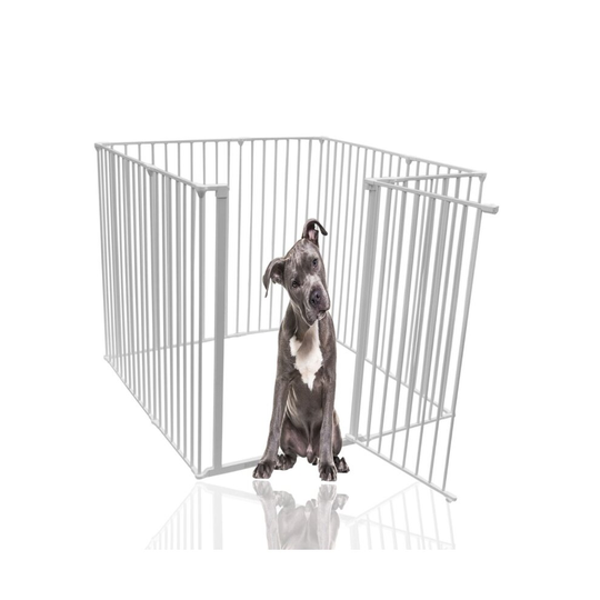 (White, 118cm x 118cm) Bettacare Extra Tall Indoor Pet Pen