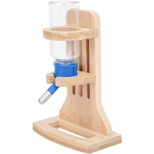 Hamster Dispenser Bottle 120ml Plastic Drip Bottle Hanging Pet Water Automatic Water Dispenser for Hamster Hedgehog Rabbit Blue, Household Pet