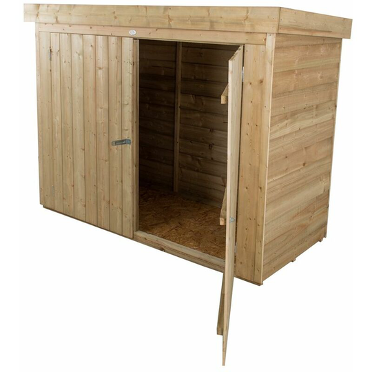 2'8' x 6'3' Pent Large Outdoor Store - Pressure Treated (1.9m x 0.9m)