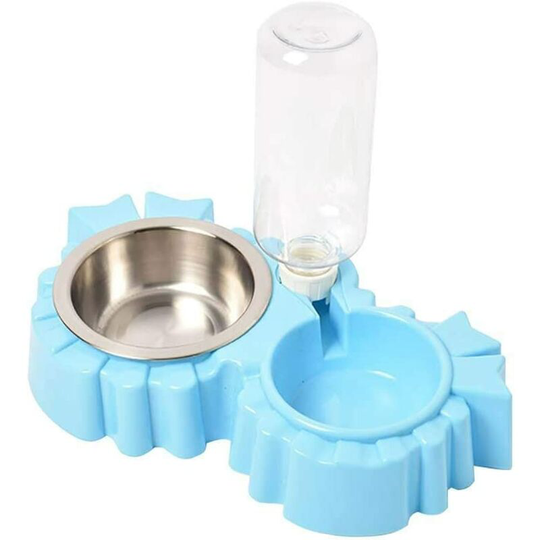 Fvbjd - Cat Water DispenserCat Water Bowl 2 in 1 Automatic Pet Bowl Water Bottle