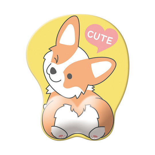 Benobby Kids - Ergonomic Mouse Pad with Wrist Support ,Non-Slip Backing Anime Cute Gel Mouse Pad Wrist Rest, Easy-Typing and Pain Relief for Gaming