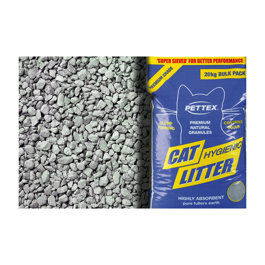 Pettex Premium Grey Cat Litter Granules 5kg (Pack of 4)